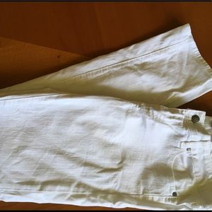 Paige white denim jeans